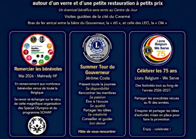 Summer Tour : Région EST