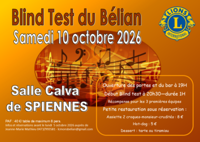 Blind Test du Bélian : LC Mons Bélian