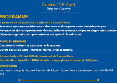 Summer Tour : Région Centre