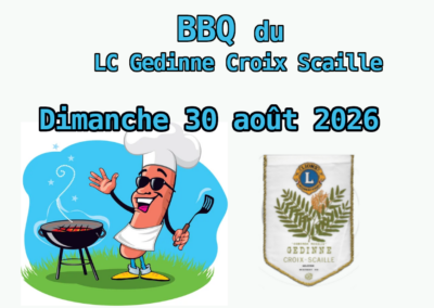 BBQ du Lions Club de Gedinne Croix Scaille